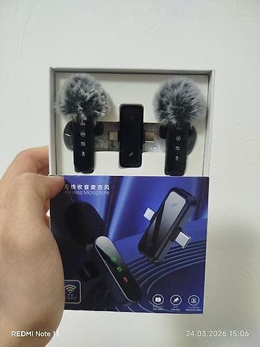 digital audio recorder: Беспроводной микрофонный комплект для смартфона - Комплект из двух — 1