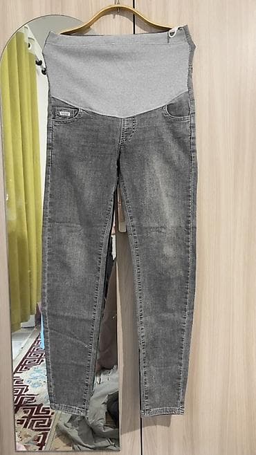 wit: Джинсы для беременных, серый деним - Фасон: узкие/skinny, зауженные к — 3