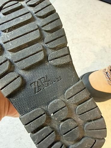 zar: Детская обувь ZARA 1) Ботинки-берцы для малышей, бежевые - Бренд — 3