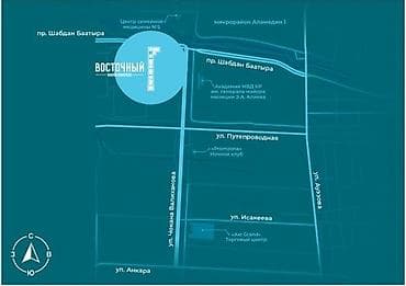 group: 1 комната, 51 м², Элитка, ул. Алматинка / Чуй Элитка, 4 этаж, ПСО (под самоотделку) — 6
