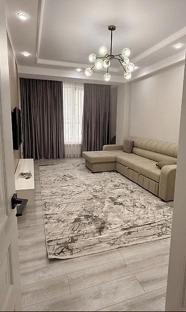 Недвижимость: 2 комнаты, 75 м², Элитка, Асанбай мкр Элитка, 12 этаж, Свежий ремонт — 1