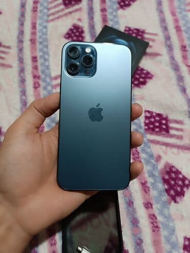 айфон 13 про макс бу цена в бишкеке: IPhone 12 Pro Max, 256 ГБ, Синий, Коробка — 2