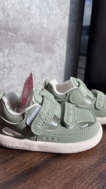 эко обувь: Детские летние сандалии-кроссовки для первых шагов - Тип: закрытые — 2