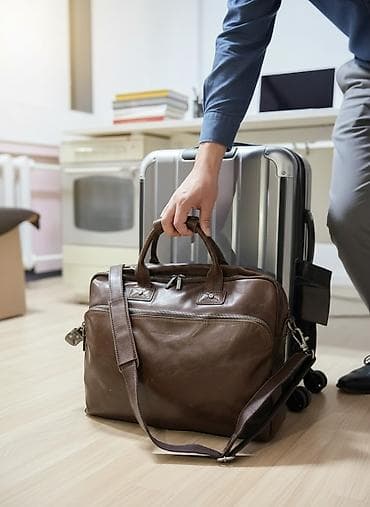 Дорожная сумка, Материал: Натуральная кожа, Унисекс, Новый