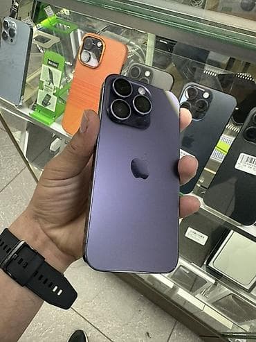 note 7 pro: IPhone 14 Pro, Новый, 256 ГБ, Deep Purple, Чехол, 86 % — 9