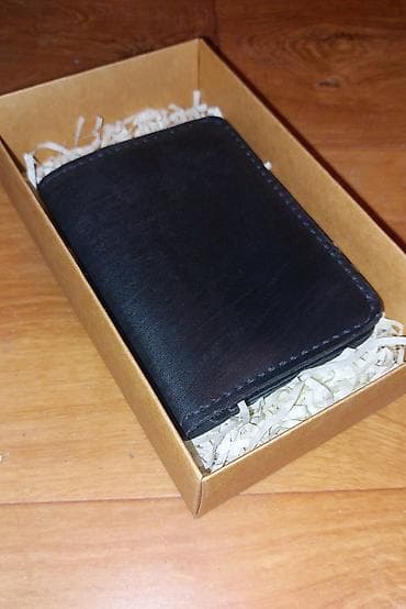 партмена: Документница ручной работы, классический чёрный дизайн. - Материал — 3