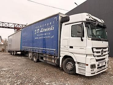волво фм: Тягач, Mercedes-Benz, 2011 г., Тентованный — 1
