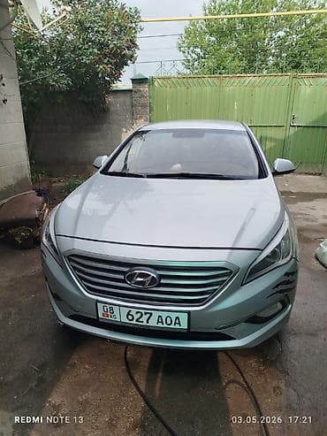 Hyundai Sonata: 2017 г., 2 л, Автомат, Газ, Седан