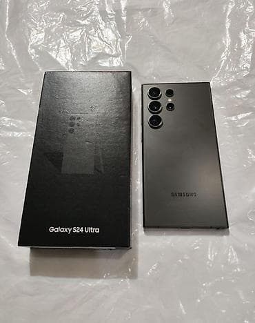 mini 4 pro: Samsung Galaxy S24 Ultra, Б/у, 256 ГБ, цвет - Серый, 2 SIM, eSIM — 2