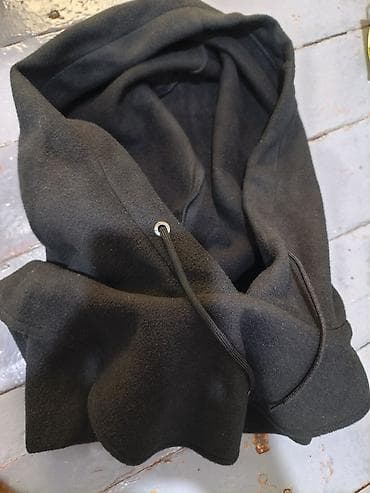 балоклава: Доставим, отправим Флисовая балаклава/капюшон-шлем черного цвета. - — 1