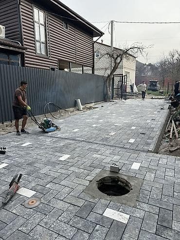 Укладка плитки: Укладка тротуарной плитки и благоустройство двора под ключ - — 6