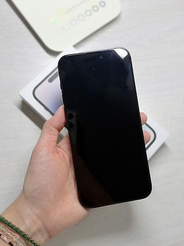 ipone 11: IPhone 14 Pro Max, Б/у, 256 ГБ, Черный, Коробка, 77 % — 3