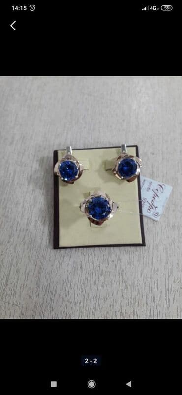 свадебные наборы ручной: Набор украшений, Проба 925, Женские, Новый — 21