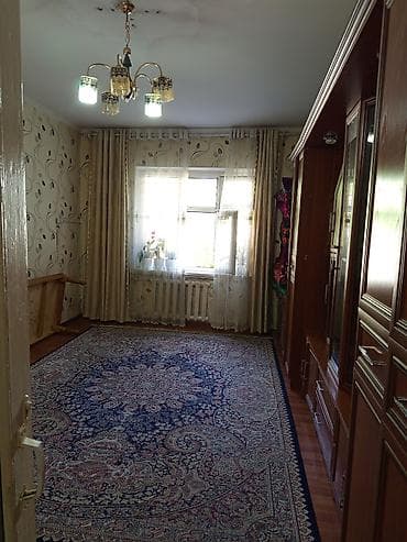 Продажа квартир: 2 комнаты, 48 м², Кыргызско-Узбекский Университет, 105 серия, 1 этаж, Старый ремонт — 1