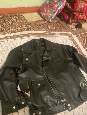 дождевик для велосипедистов: Кожаная куртка, Косуха, Натуральная кожа, L — 1