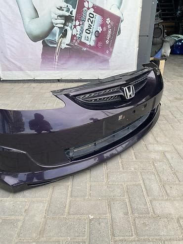 накладка на фит: Бампер Honda, Б/у, Оригинал — 2