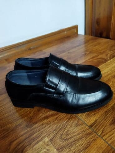 туфли 35 размер: Мужские туфли, 37.5, Б/у, цвет - Черный, Самовывоз — 2