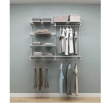 стеллажи для склада: Гардеробная система ПРАКТИК Home Прихожая Light 5 белая отличается — 1