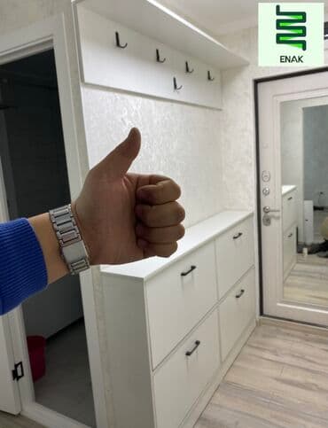 бишкек эмерек: Буйрутма эмеректер, Ашкана гарнитурасы, Үстөл, Шкаф — 10