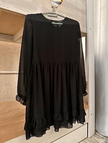 Личные вещи: Женские брюки палаццо — 2 пары 1) Черные в белую вертикальную полоску — 6