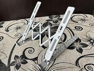 Аксессуары для ПК: Продаю регулируемую складную алюминиевую подставку для ноутбука или — 3