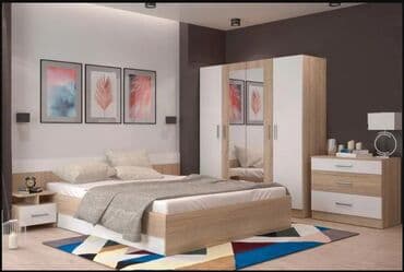 спальный гарнитур в бишкеке фото и цены: Спальный гарнитур, Шкаф, Комод, Тумба — 2