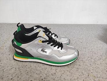 купить кроссовки lacoste: Мужские кроссовки, 40, 41, 42, Lacoste, Новый, цвет - Серебристый — 2