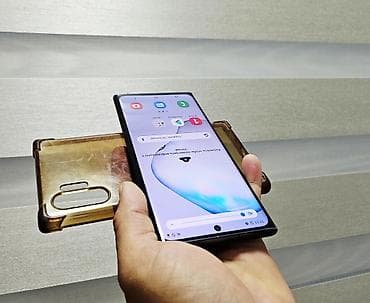 Техника жана электроника: Samsung Note 10 Plus, Колдонулган, 256 ГБ, түсү - Кара, 1 SIM — 9