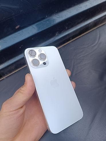 IPhone 15 Pro Max, White Titanium, 87 %