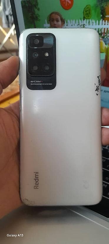 21052005 color: Redmi, Redmi 10, Б/у, 128 ГБ, цвет - Белый, 2 SIM — 4