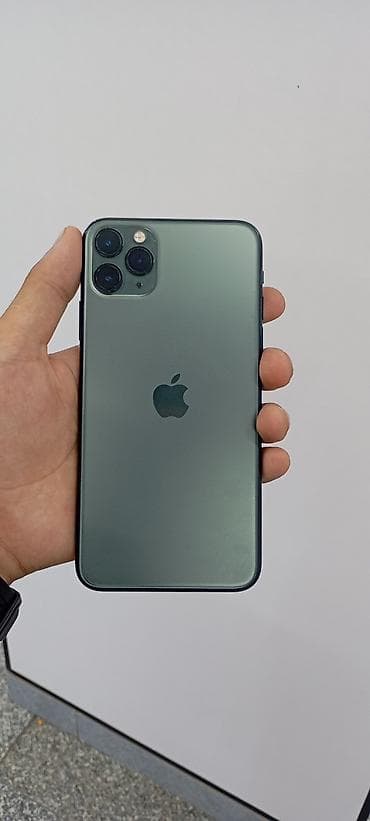 iphone 11 pro max синий: IPhone 11 Pro Max, Б/у, 256 ГБ, Matte Midnight Green, 76 % — 1
