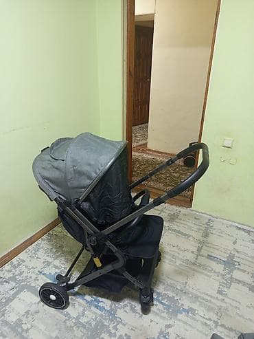 Балдардын кийим-кечелери жана бут кийимдери: Новая Прогулочная коляска (тандем, «паровозик») серого цвета — 5