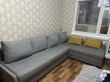 мебель для дома: Угловой диван, C подушками — 2