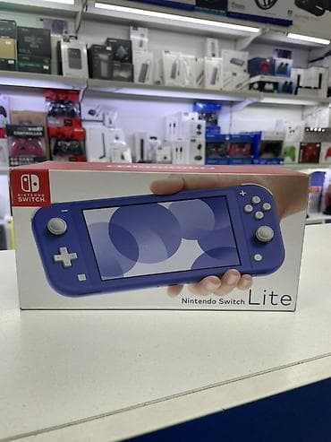 Nintendo Switch Lite б/у (цвет Blue) Компактная портативная игровая