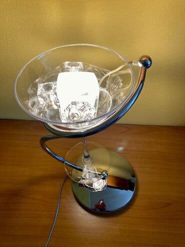 стеклянные формы: Продаю эксклюзивную барную лампу в идеальном состоянии в форме бокала — 4