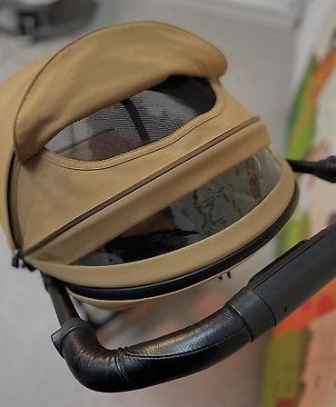 Коляски: Коляска, Anex, цвет - Коричневый, Б/у, Самовывоз, Платная доставка — 4