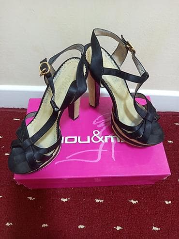 обувь на платформе: Женская обувь на высоком каблуке — два варианта. 1) Ботильоны на — 3