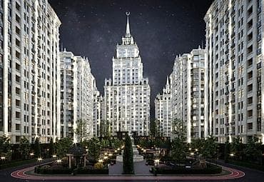 калык акиева московская: 2 бөлмө, 78 м², Элитка, 14 кабат, Даяр ПСО (өзү оңдоп түзөтүп бүтүү үчүн) — 4