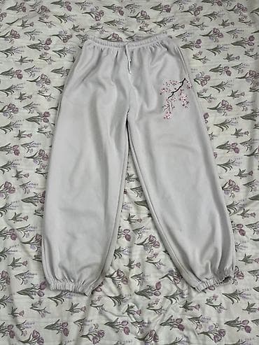 серые брюки мужские: Штаны, С карманами, Футер, Осень-весна — 1