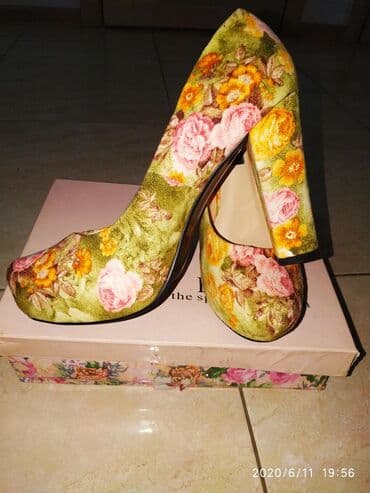 зеленые туфли: Продам просто суперские туфли! новые! Размер 40! Очень красивые🥰 — 3