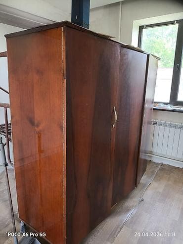 комоды для одежды: Шифоньер, шкаф для одежды, Прямой, Дерево — 3