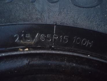 диски r15 4x100 б у: Колеса в сборе 215 / 65 / R 15, Лето, Б/у, Запаска, Железные, отверстий - 5 — 2