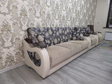 диваны и кресла в стиле лофт: Раскладной диван, Б/у — 2