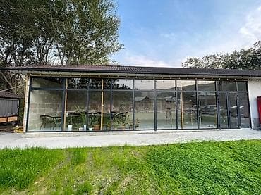 лист профиль: Алюминиевое окно на заказ, Тип окна: Витражные, Декоративные особенности: Фрамуга, Без рассрочки — 1