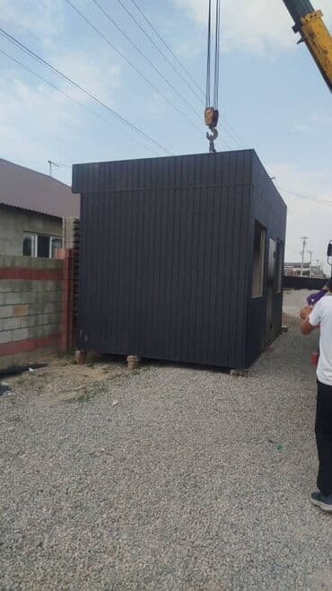 контейнер дом: Модульный пост/киоск (охранный пост, касса, пункт пропуска, мини‑офис) — 5