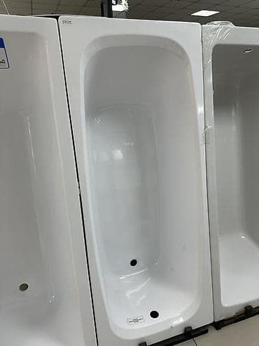 ваны: Прямая акриловая ванна, классическая прямоугольная форма — 1