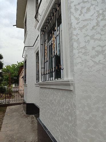 Фасадные работы: Жидкий травертин Декоративная отделка фасадов 100% кепилдиги менен — 3