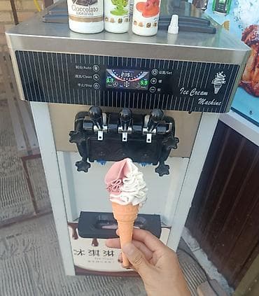 Готовый бизнес: 🍦 Продается аппарат для мягкого мороженого (3 вкуса) 💰 Цена: 78000сом — 3