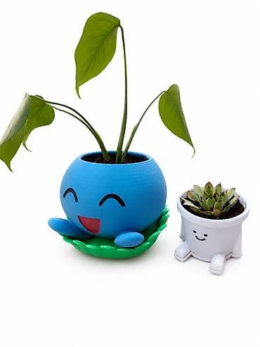 кашпо для орхидей: 🌱 Филодендрон в горшке-покемоне Oddish 🌱 горшки большие Продаю — 2
