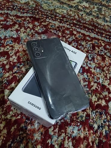 самсунг телефон а52: Samsung Galaxy A52, Б/у, 128 ГБ, цвет - Черный, 2 SIM — 2